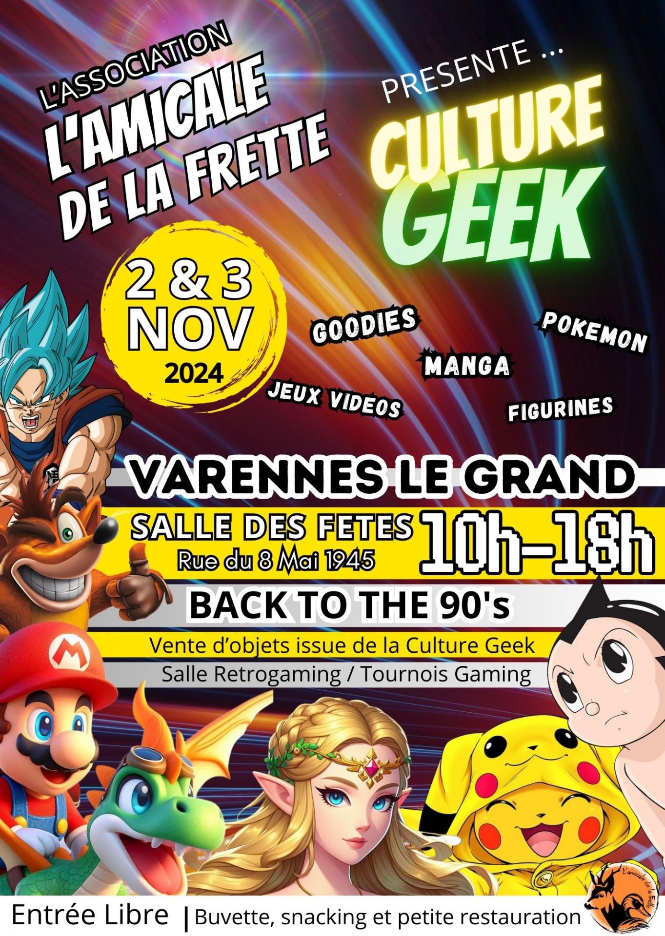 Culture Geek - 2 et 3 novembre