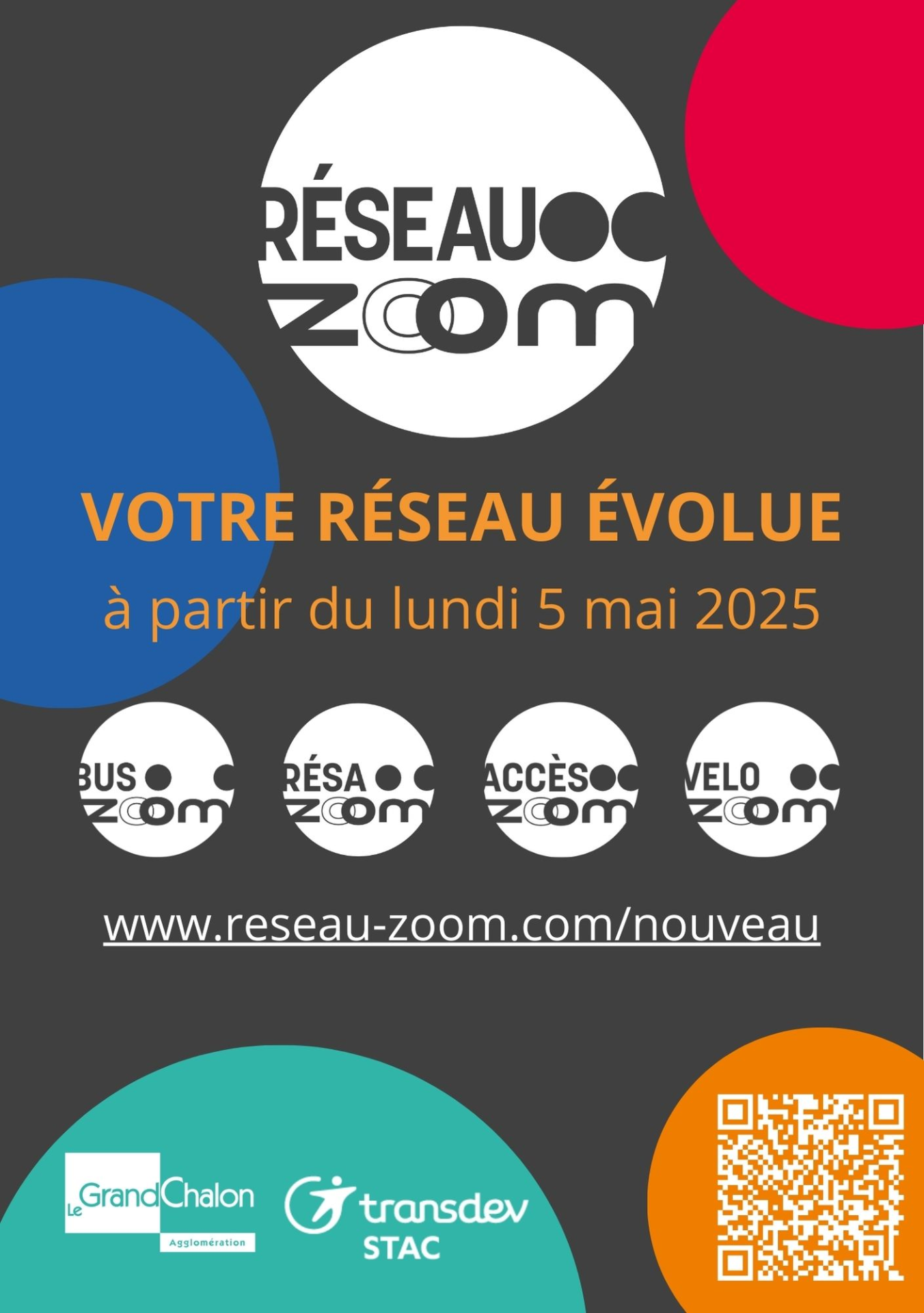 Réseau Zoom : information nouveau réseau